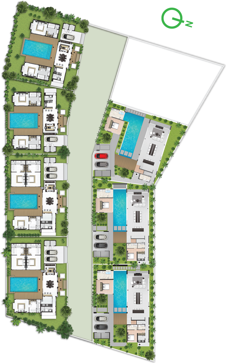Master Plan - Kiri Buddha Pool Villa
